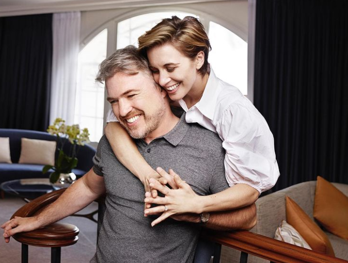 Vicky McClure and her fiance, Jonny Owen