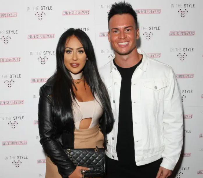 Sophie Kasaei with her ex-boyfriend, Joel Corry