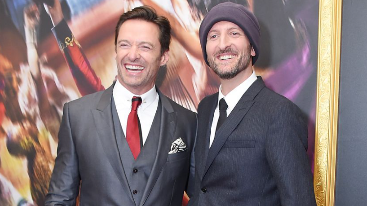 Michael Gracey and actor, Hugh Jackman