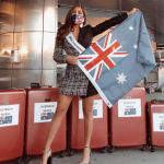 Miss Universe Australia 2020 Maria Thattil has left for the US to compete in the upcoming 69th Miss Universe pageant in Hollywood