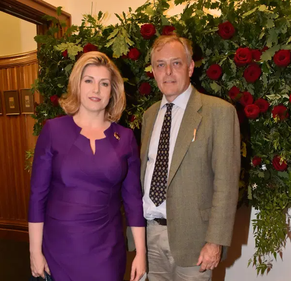 Penny Mordaunt and her long-term partner Ian Lyon