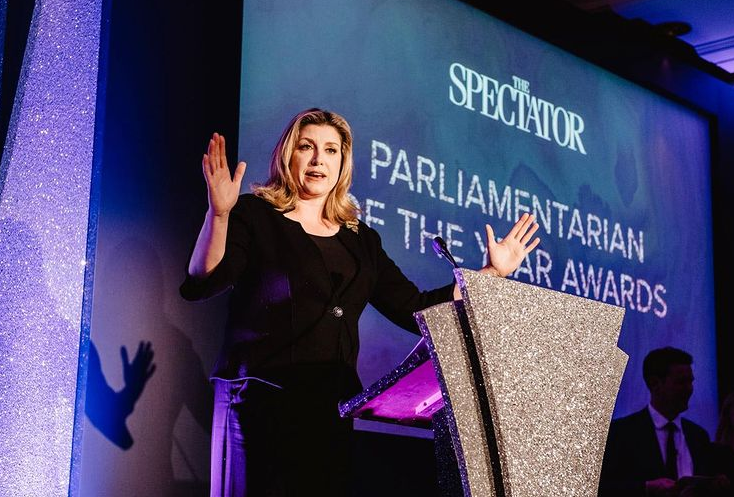 Penny Mordaunt, the first-ever female Defence Secretary (on 1 May 2019)