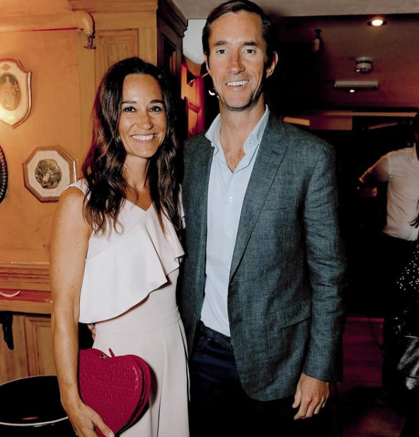 James and Pippa Matthews attend The Miles Frost Fund party at Bunga Bunga Covent Garden in London in 2017
