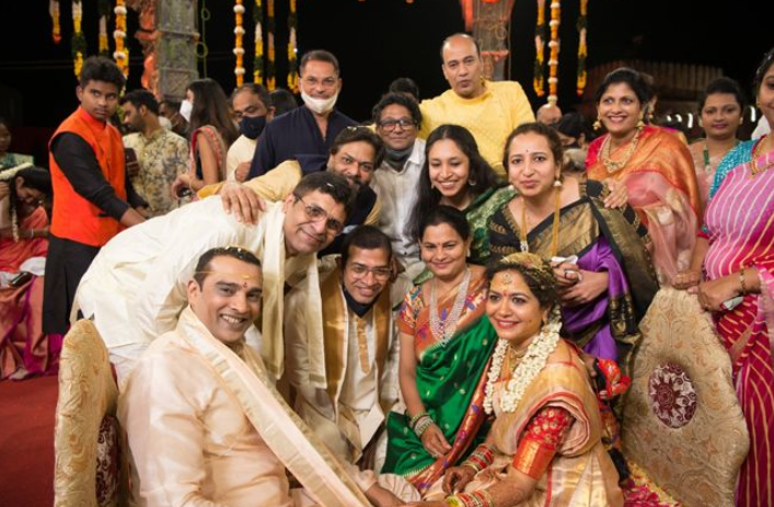 Ram Veerapaneni and Sunitha Upadrashta Marriage Picture