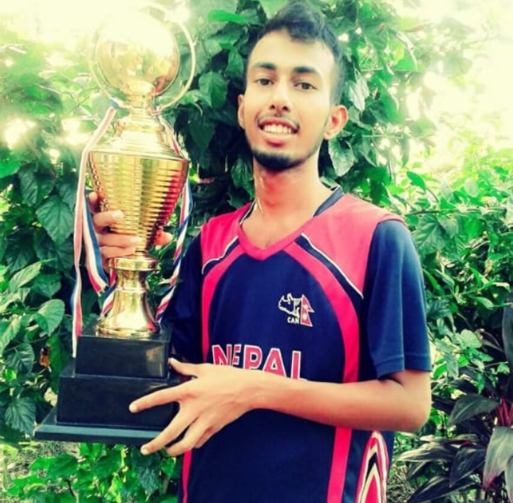 Gopal Dhakal, a professional Cricketer