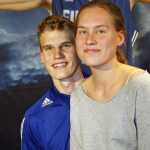Lauri Markkanen and his wife, Verna Aho