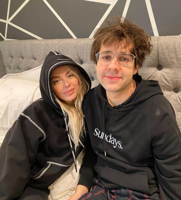 Corinna Kopf and David Dobrik