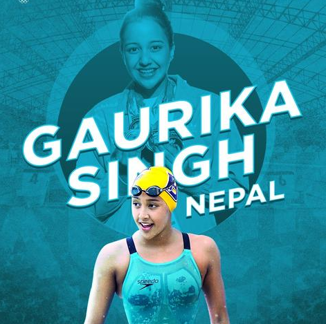 Gaurika Singh Swimming