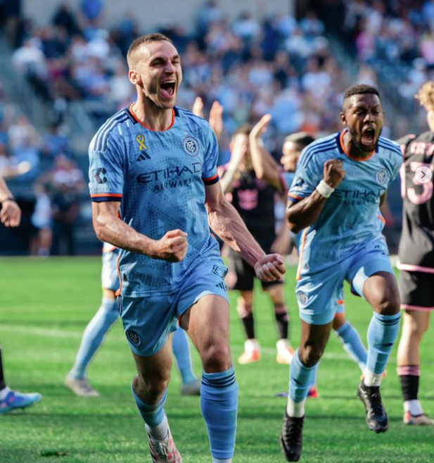 James Sands first goals for NYCFC