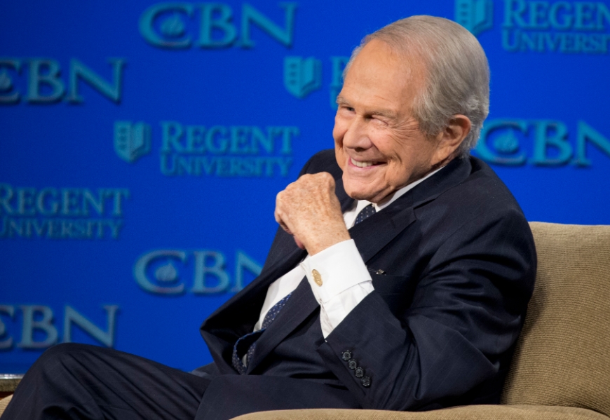 American Political Commentator and Businessman, Pat Robertson