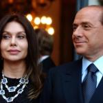 Silvio Berlusconi and his second wife, Veronica Lario