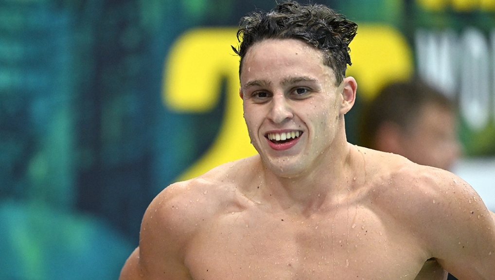 Hayley Lewis's son, Kai Taylor won the men's 200m freestyle at the world championship trial