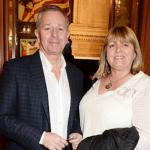 Martin Brundle and his wife, Liz Brundle