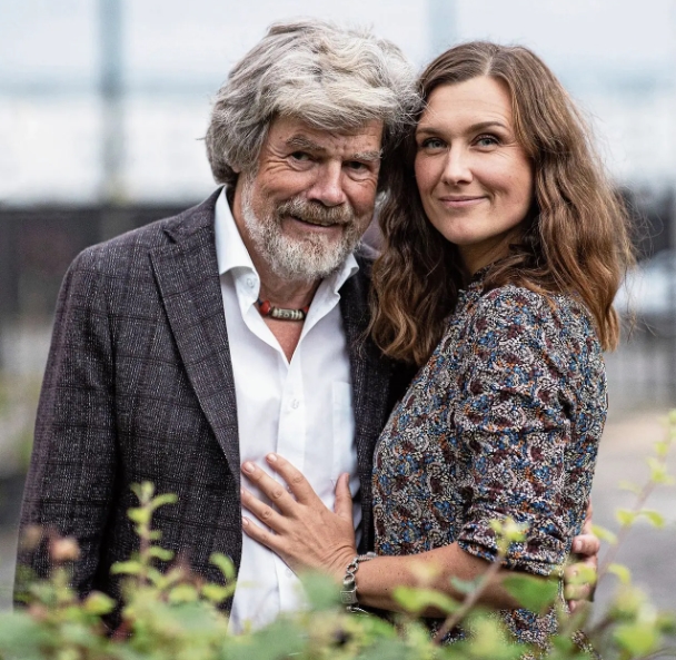 Reinhold Messner and his wife Diane