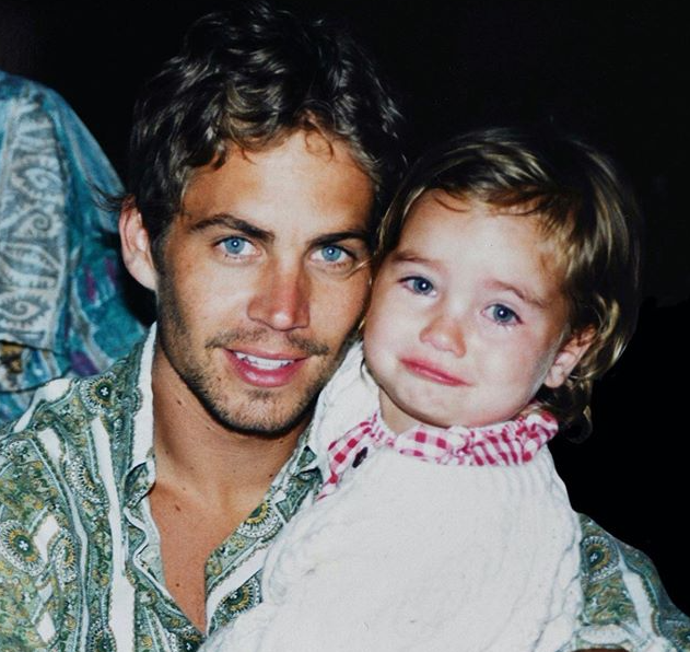 Paul Walker with his daughter, Meadow