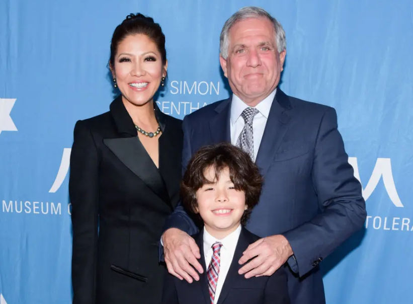 Julie Chen with her husband, Les Moonves and their son, Charlie