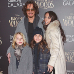 Chris Cornell and Vicky Karayiannis with their kids