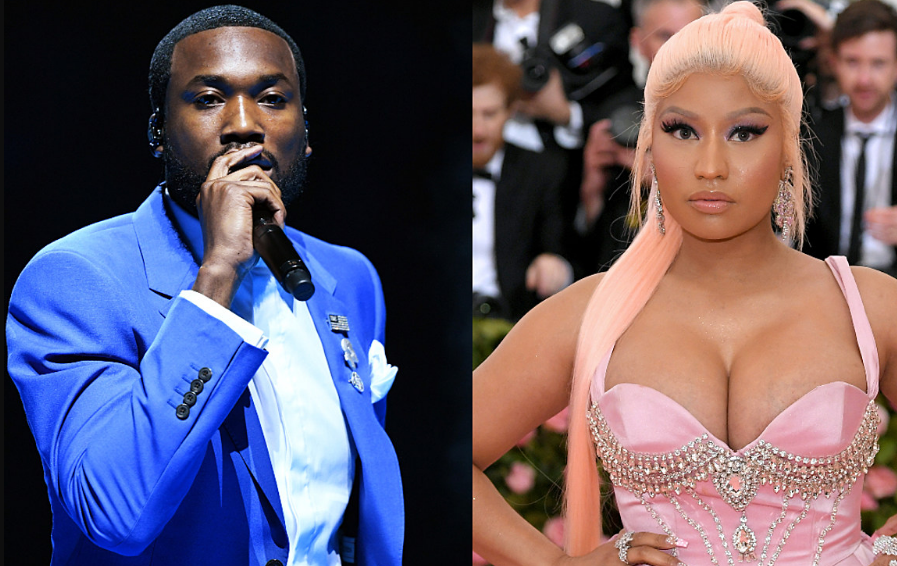 Meek Mill (Left) and Nicki Minaj (Right)