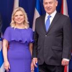 Benjamin Netanyahu and his third wife, Sara Ben-Artzi