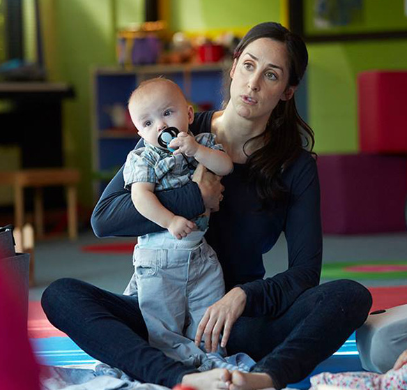 Catherine Reitman in Workin' Mom