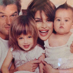 Lisa Rinna With Her Husband And Child