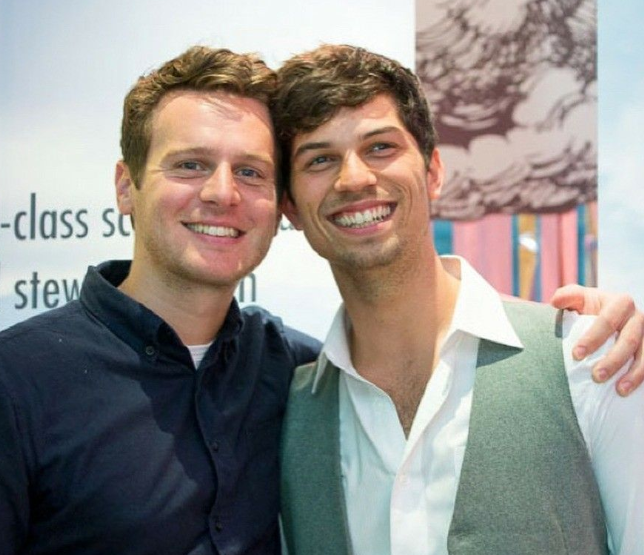 Jonathan Groff with Corey Baker