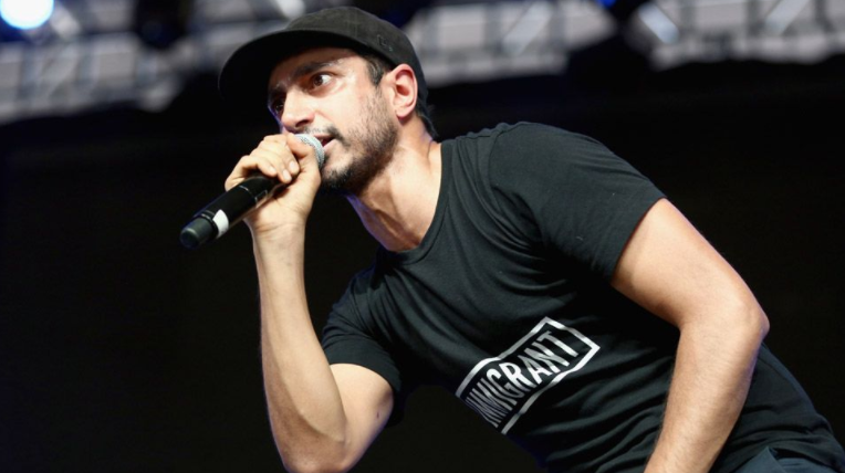 Rapper Riz Ahmed Singing
