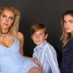 Saxon Sharbino with her siblings; Brighton and Sawyer