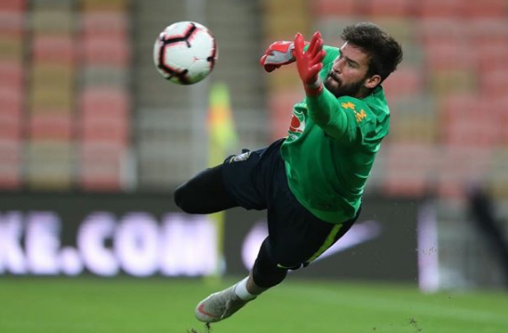 Alisson Becker Saving The Ball