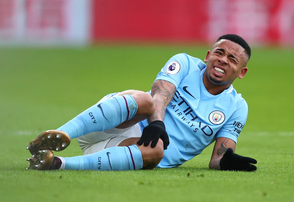 Gabriel Jesus Being Injured