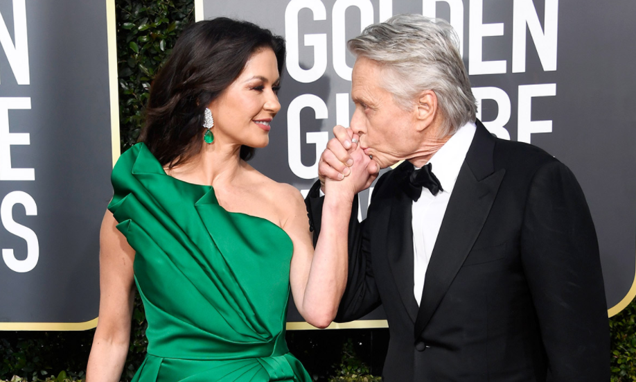 Catherine Zeta-Jones and her husband, Michael Douglas