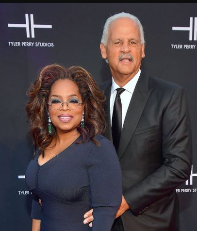 Oprah Winfrey With Her Husband Stedman Graham