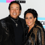 Smokey Robinson with his wife, Claudette Rogers