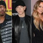 Nick Cannon (Left), Eminem (Middle) and Mariah Carey (Right)
