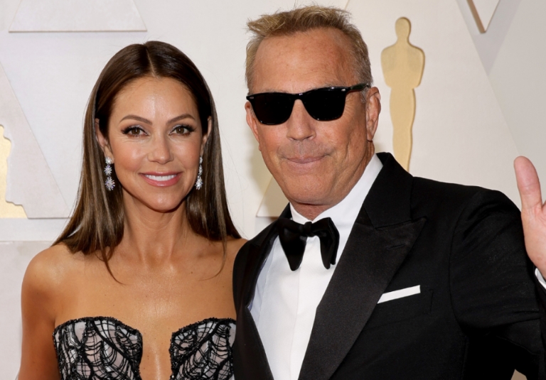 Christine Baumgartner and her ex-husband, Kevin Costner